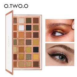 O.TWO.O Customization 28 Colors Eyeshadow Palette Colors Square Shimmer Vegan Makeup Richly Pigment Low Moq Fast Shipping