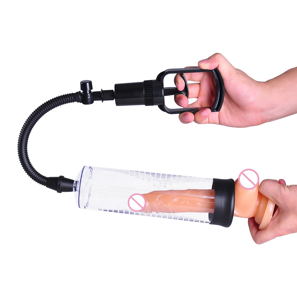 factory wholesale free sample  manual enlargement penis enlarger pump penis enhancer men sex toy penis pump for man