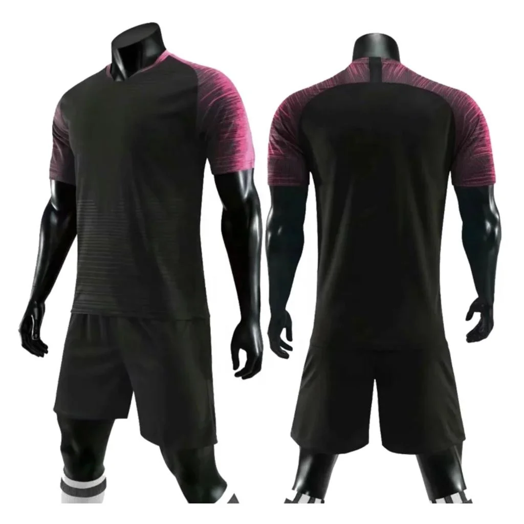 Wear Men Football Soccer Uniform Kit Set Custom Sublimation Sports Accept Customized Logo Sportswear for Unisex Half Sleeves