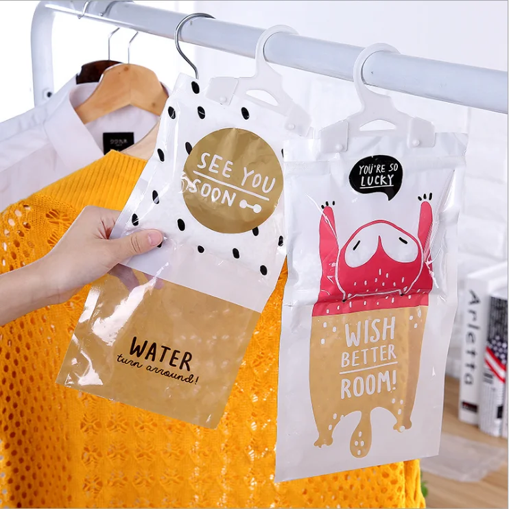 biggest Manufacturers custom Hanging Dehumidifier Hanging Dehumidifier Bags Removing Moisture Wardrobe dehumidification bag