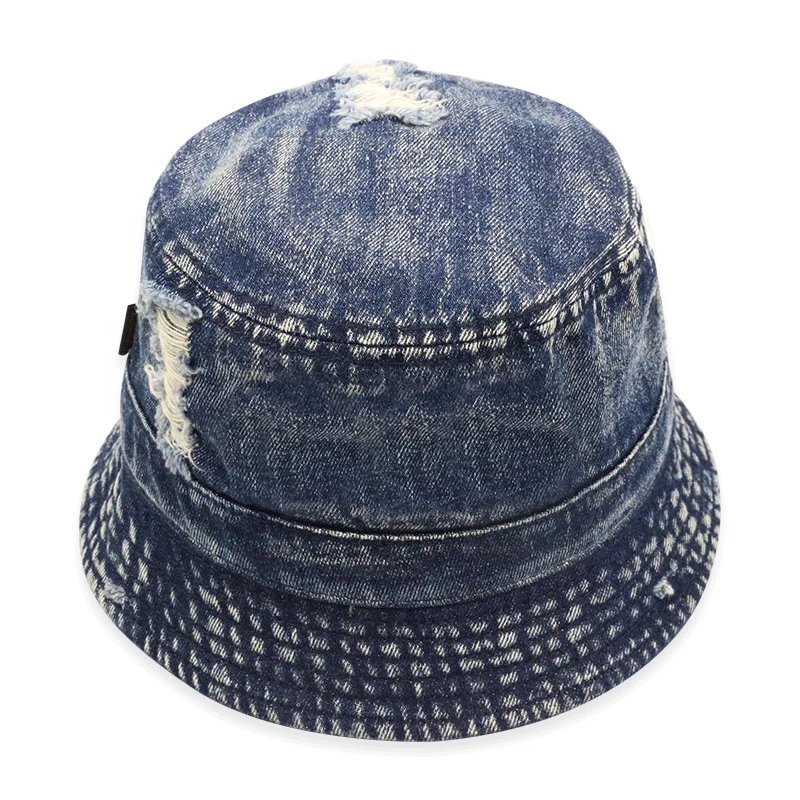 Custom Tie-Dye 100% Cotton Street Style for Shopping With Cave Cowboy Graphite Enzyme Washing Reversible Bucket Hats For Men male caps
