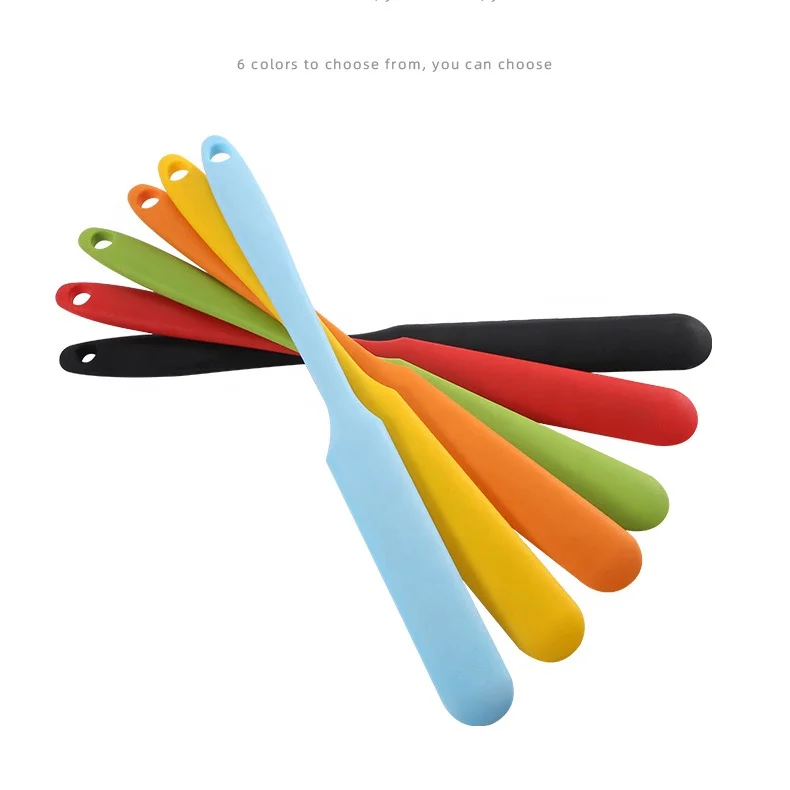 Logo Custom Kitchen Baking Spatula BPA Free Silicone Heat Resistant Silicone Cooking Spatula