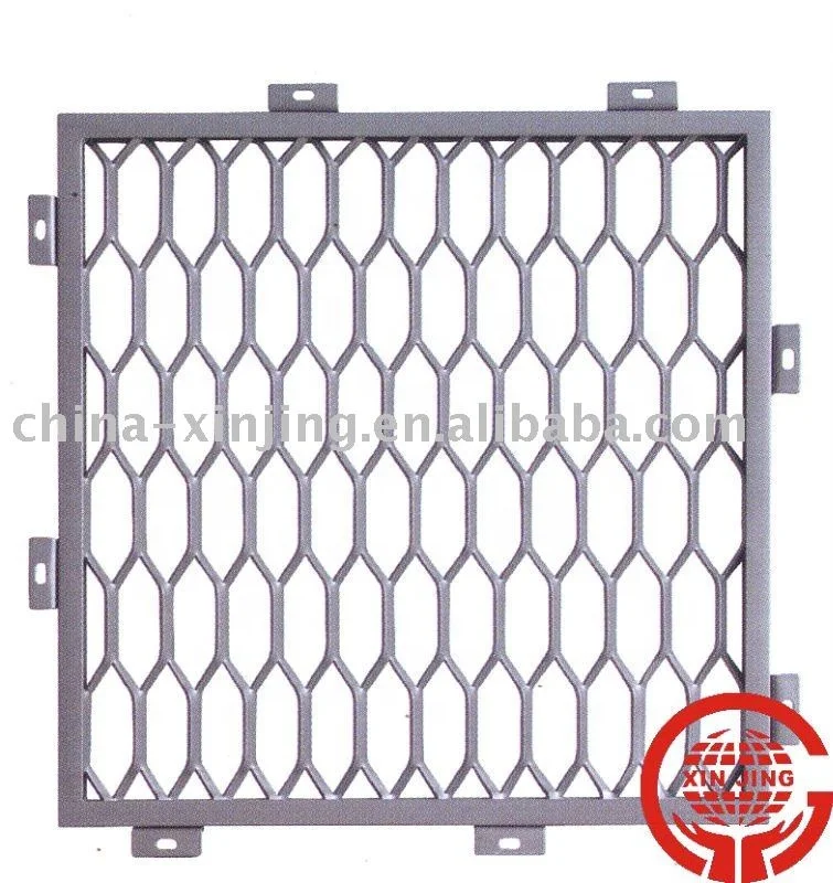 Mesh Panel Perforated Metal Apartment Aluminum Ceiling Tiles Interior Wall Decoration Fireproof and Waterproof Grid Traditional