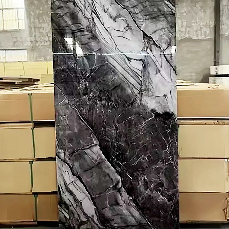 Marble UV pvc rock wall panel sheets cladding veneer sheet for exterior & interior decoration