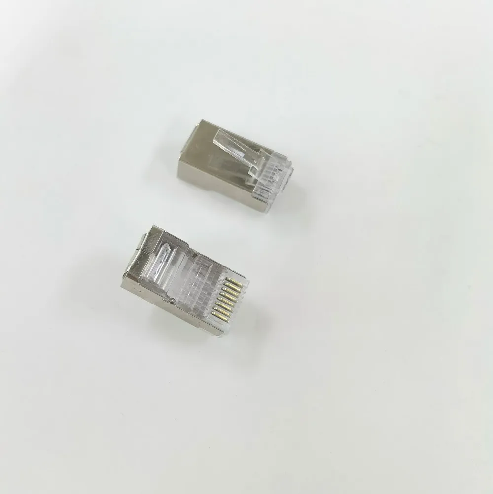 Toolless Waterproof Network FTP STP Shielded Cat5e Cat6 Cat7 Cat8 connector modular RJ45 8P8C plug modular plug