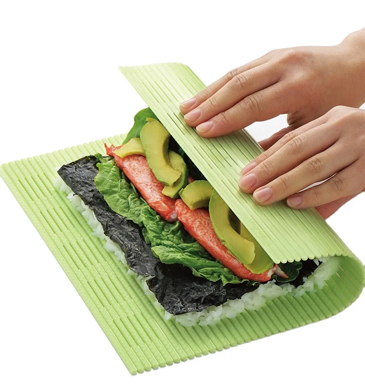 BPA free  silicone  sushi making kit sushi mat set