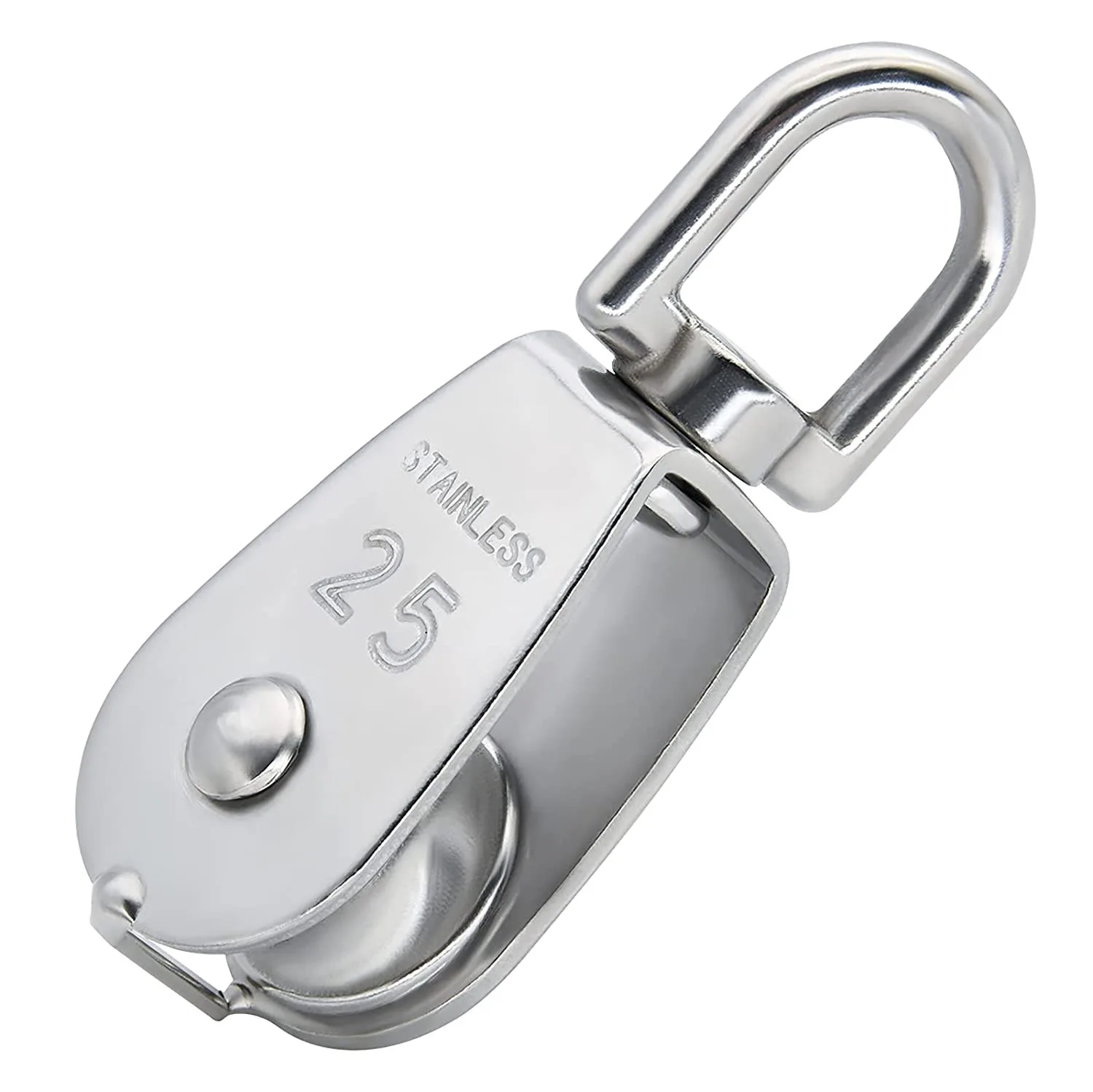 Stainless Steel Single Wheel Swivel Pulley Wire Rope Block