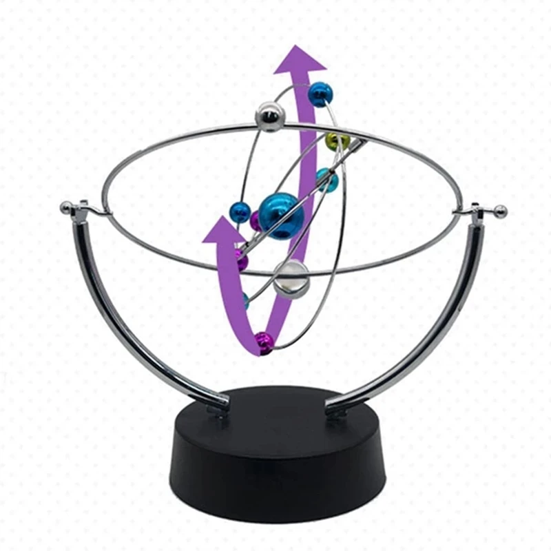 Kinetic Art Asteroid  Electronic Perpetual Motion Desk Toy Home Decoration