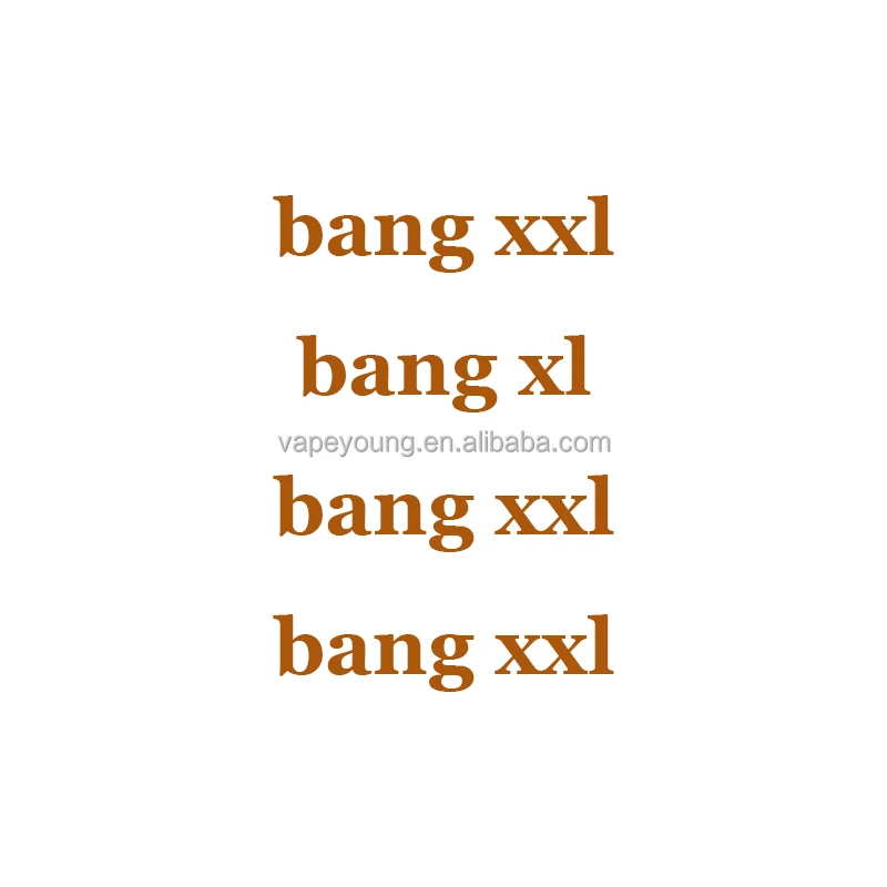 
the bang xxl 2000 
