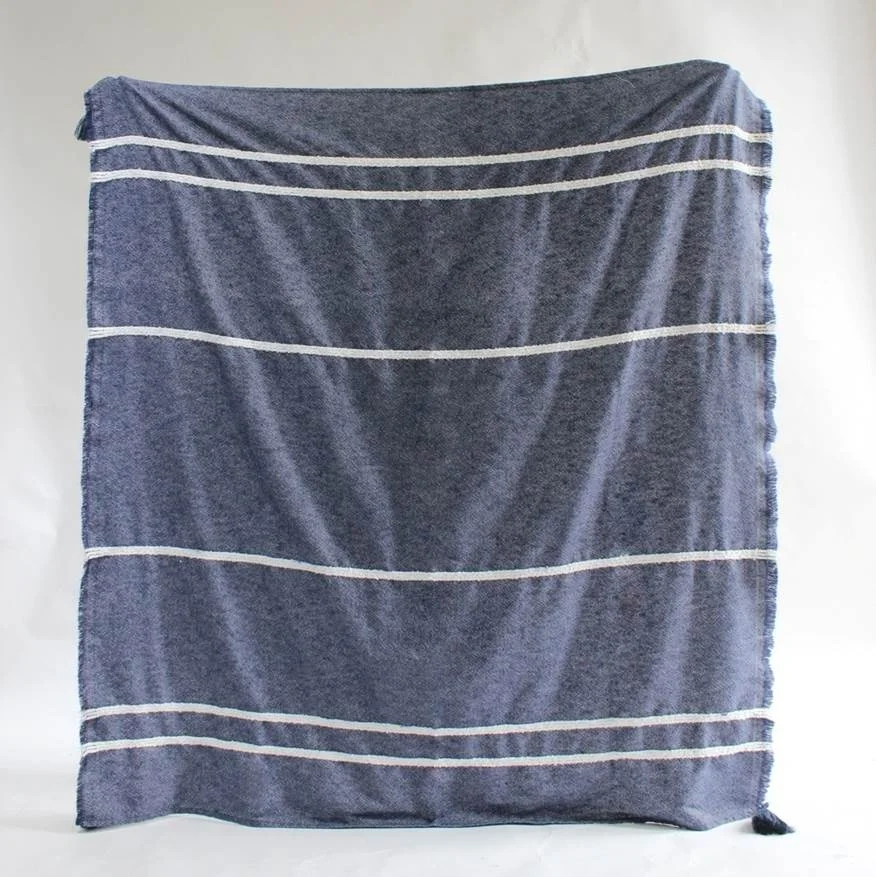 Stripe woven tapestry blanket factory custom native blankets tassel blanket cover decoration