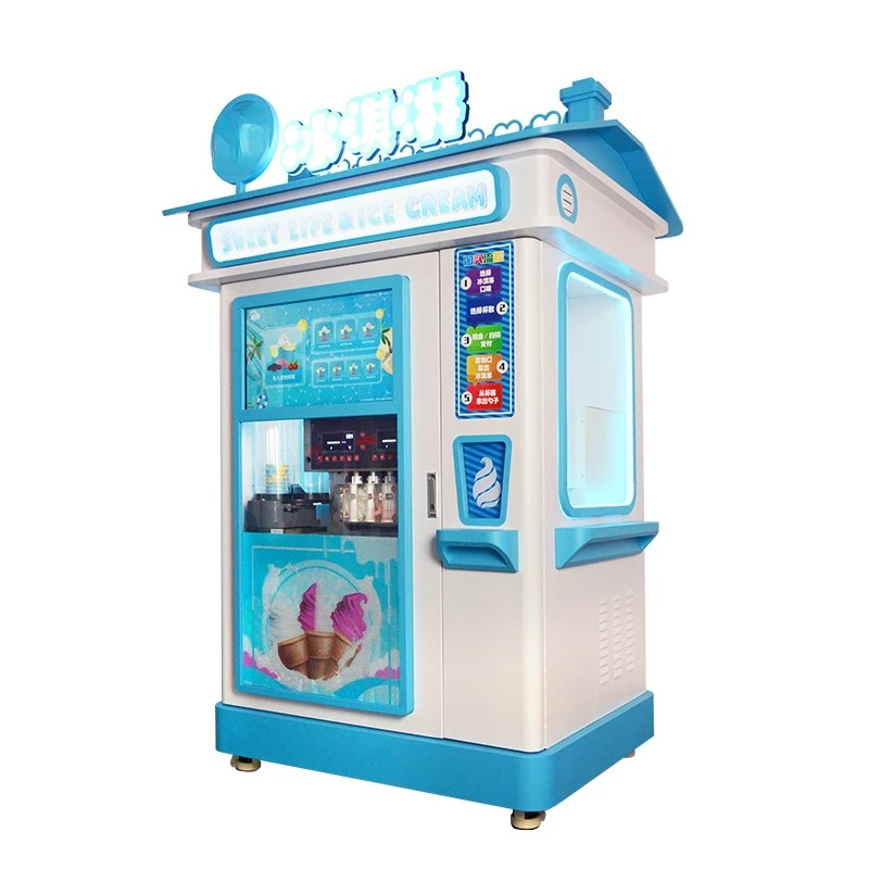 OEM Ice Vending Machine Commercial Automatic Ice Vending Machine
