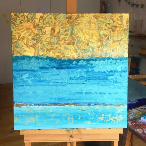 Italy Variegated Copper Foil Paper craft decoration furniture Gilding Colorful Flake DIY nail beauty Multi-color gold leaf sheet flake for nail