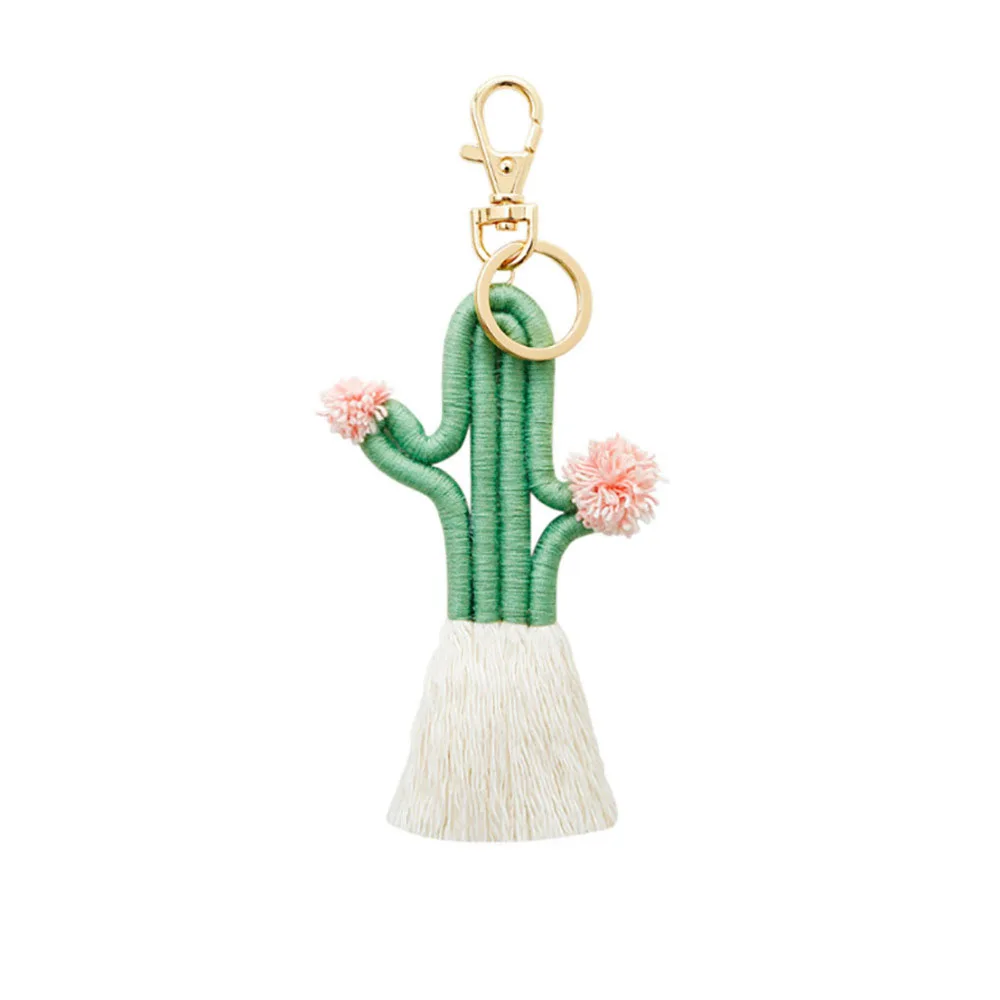 Boho Bag Accessories Bohemian Multi Color Tassel Bag Charm Pom Pom Purse Charm Handbag Charm Pompom Key Chain Tassel Keychain