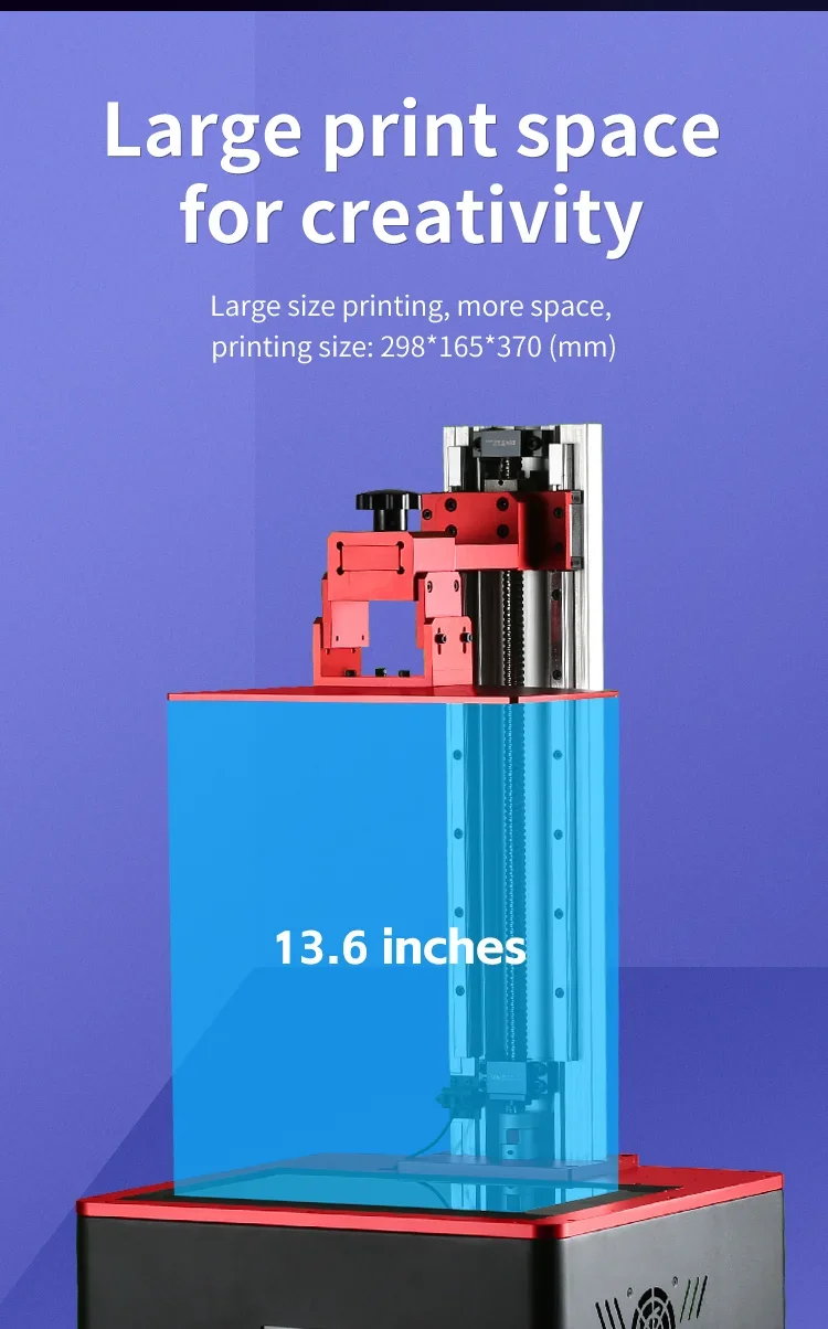 Yidimu Dental LCD 3D Printer High precision 7K UV Resin Printing for Manufacturing Large dentures