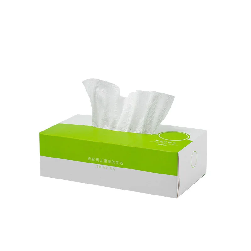 Spot disposable face towel non woven makeup remover face towel beauty salon face tissue box accept customization (1600487038803)
