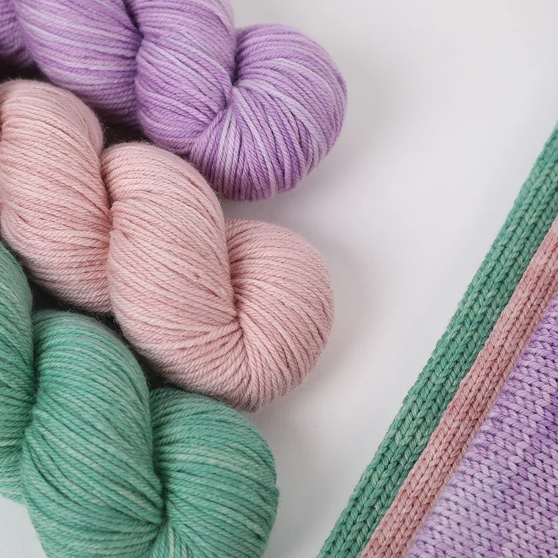 100g/hank 2S 4PLY 100% Merino Wool Mid Chunky Yarn For Hand Knitting Crochst Handcraft