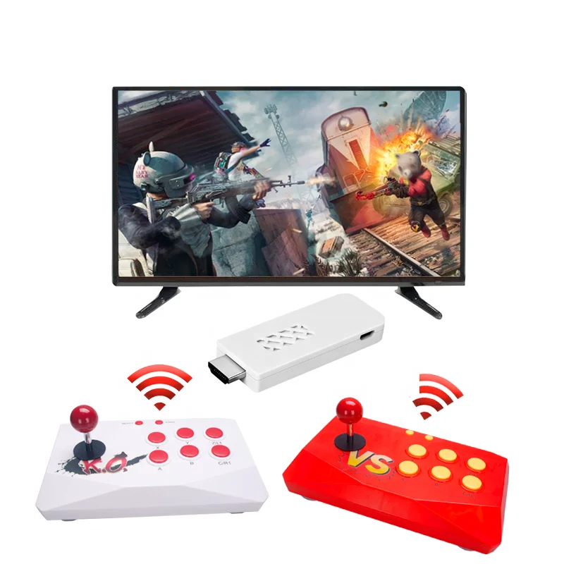 32 Bit TV Video Game Console Built In 1788 Retro Game Wireless 4K HD Game Stick With Wireless Controller Arcade Console