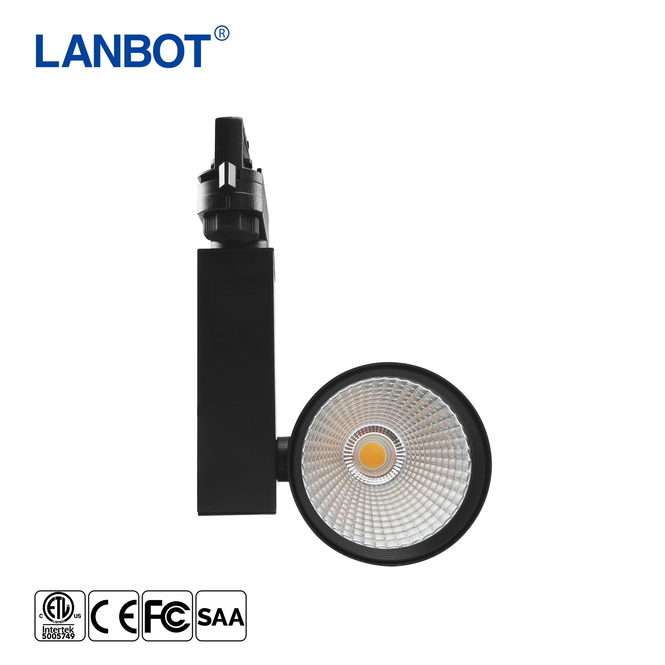  Горячая продажа COB SMD 10 Вт 15 20 30 40 50 ручная сборка 3 фазы теплым светом выставки quantus Гладкий светодиодного трекового светильника