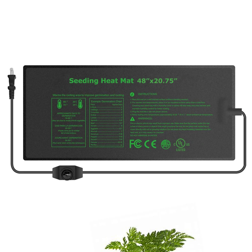 Popular Design Underfloor Tile Heating Floor System Vegetable Seed Growing Seedling Heat Mat Waterproof 21 X 60