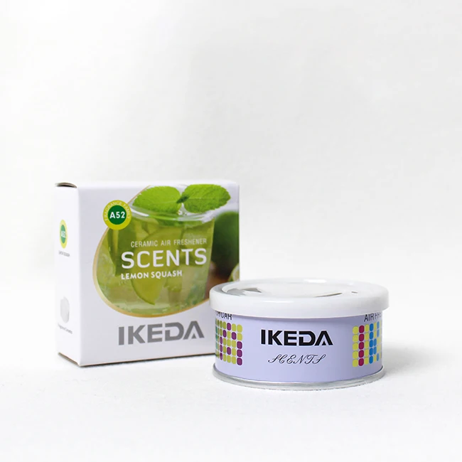 Керамический освежитель воздуха Ikeda, различные ароматы и ароматы с цветной коробкой, более 20 различных ароматов, Автомобильные Духи