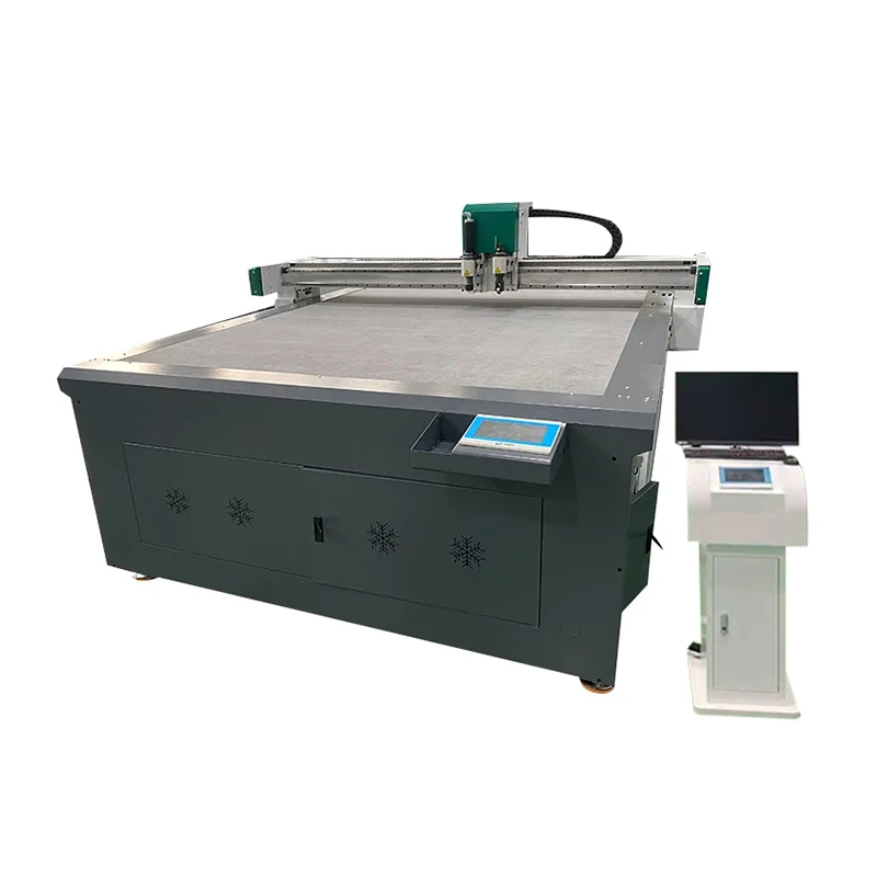 TC Vibration Knife cardboard glasses cutting machine cardboard blank  making machine cardboard label cutting machine with CE