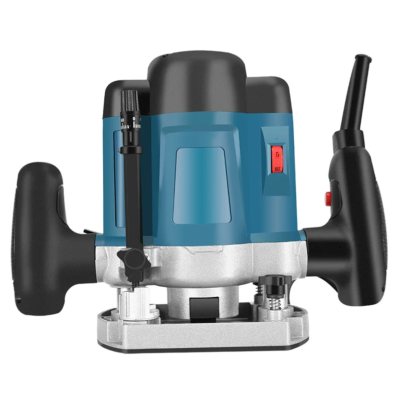 Woodworking carving machine Slotting machine electric router dowel Carpentry decoration Multi functional edge trimming machine