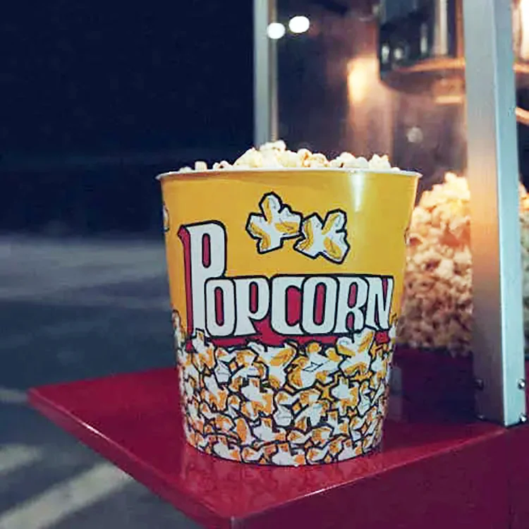Custom printed big medium mini colorful paper snack container popcorn chicken paper package box