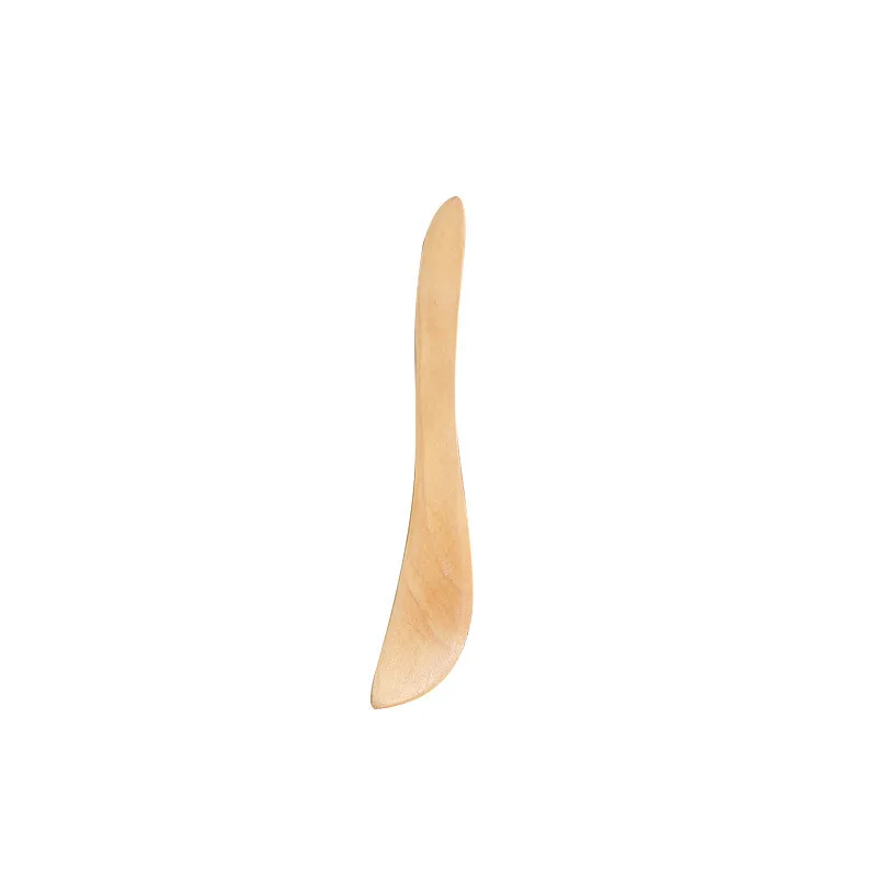 SFM Brand Wholesale Mini Wooden Face Mask Cosmetic Makeup Spatula Reusable DIY Face Mask Applicator