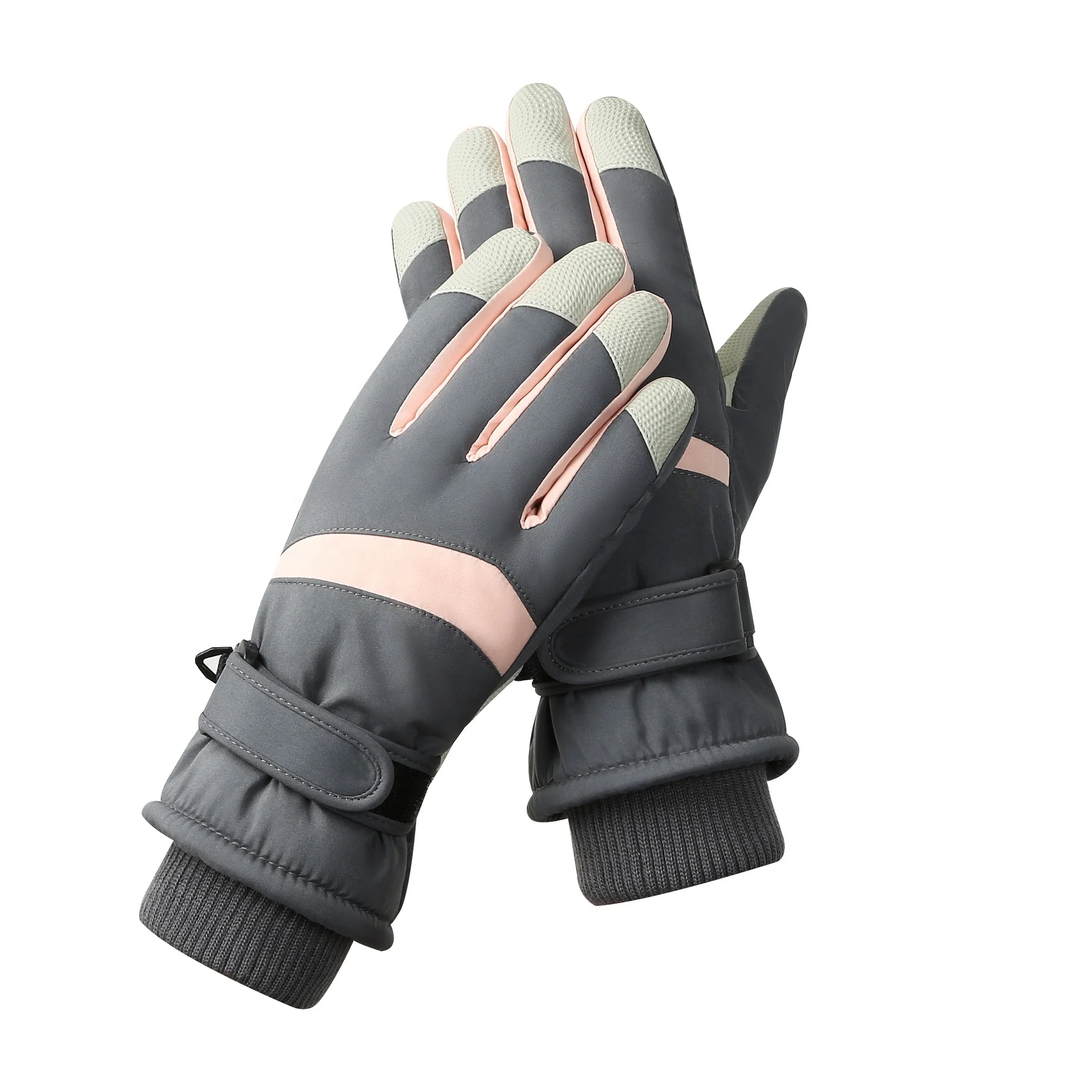 Wholesale Windproof Thermal Men Winter Sport Waterproof Touch Screen Ski Gloves