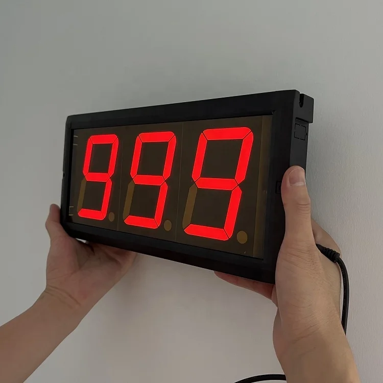 4 Inch Large Digital LED Countdown Timer 3 Digit LED Counter Digital Day Counter