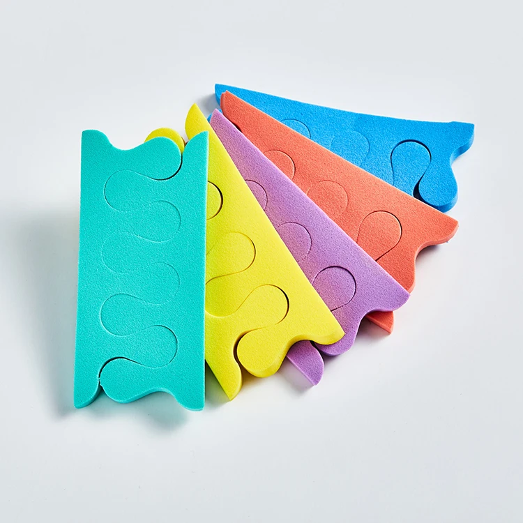 Pedicure Toe Separators Soft Foam Bulk Nail Salon Pedi Dividers 4 5 toes EVA Finger nail Toe Separator