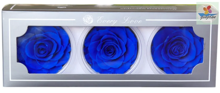 Highly competitive price for preserved rose bud 7-8cm rose head  long lasting roses