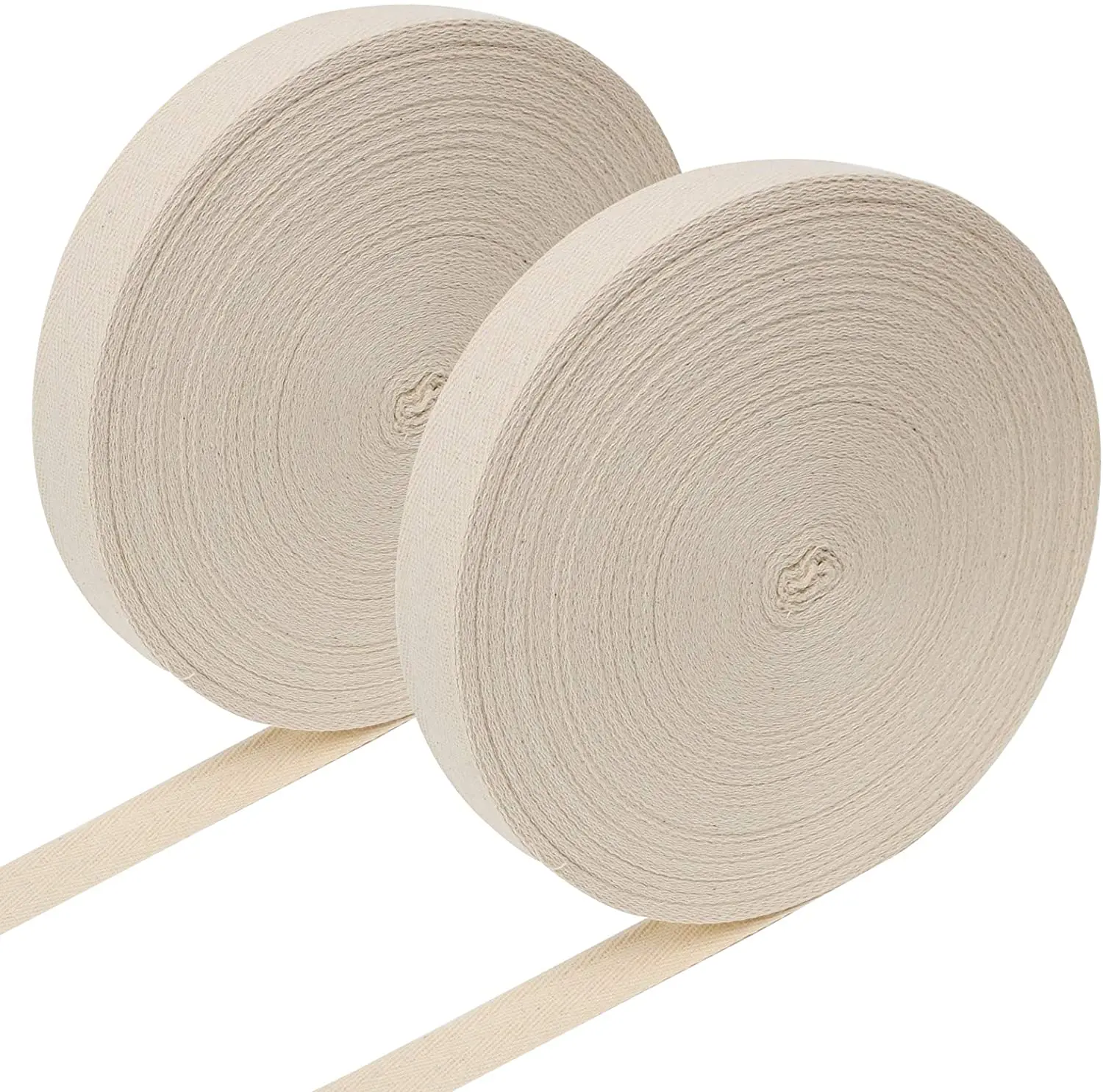 1 дюйм. Широкая двойная хлопковая лента в елочку, саржевая хлопковая лента