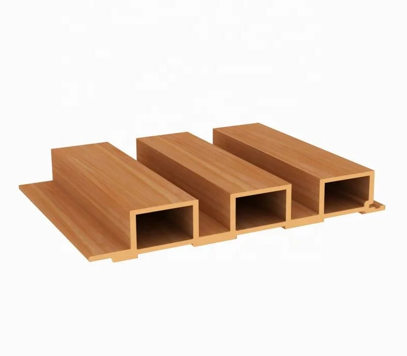 Wood grain customized design Moistureproof pvc Wood Plastic Composite wpc Ceiling