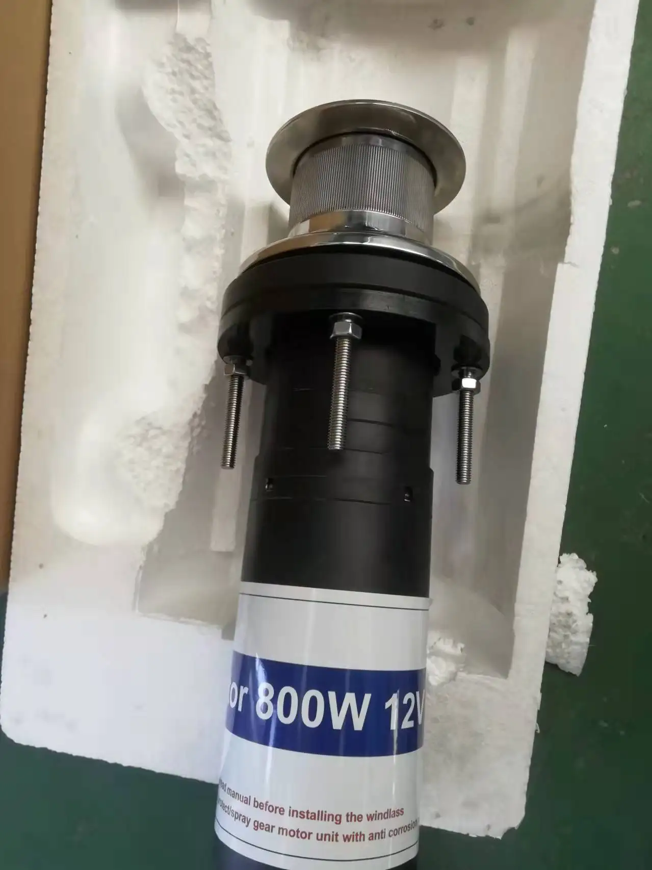 High quality 3KW stainless steel marine electric capstan winch for yacht