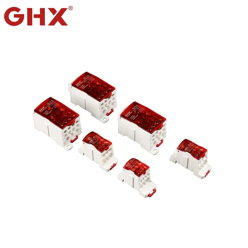 New design YL UKK 400A Power Distribution Screw Terminal Blocks With Plastic Cover