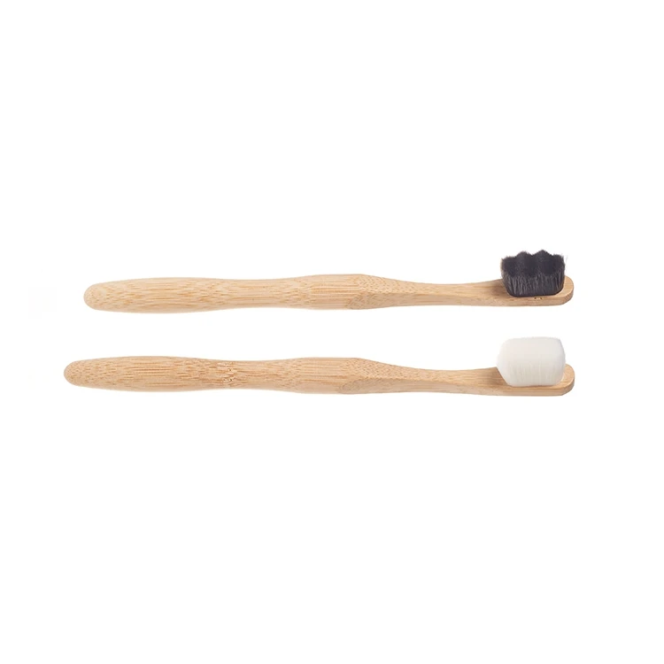 Organic biodegradable soft nature cepillos de dientes de bambu charcoal nano bristles bamboo toothbrush with case