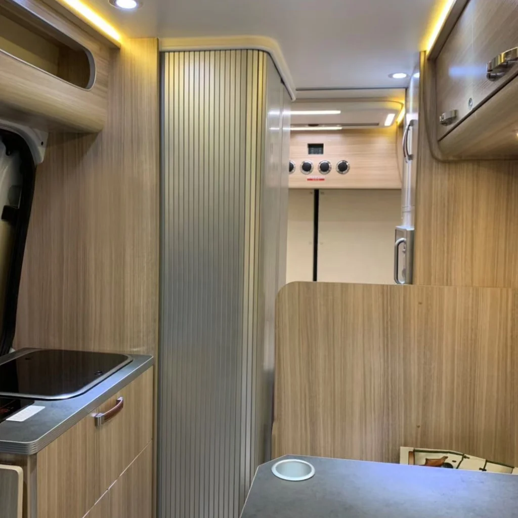 Camper tambour roller shutter door pvc abs slats for caravan shower bathroom toilet accessories by RUIZHAN