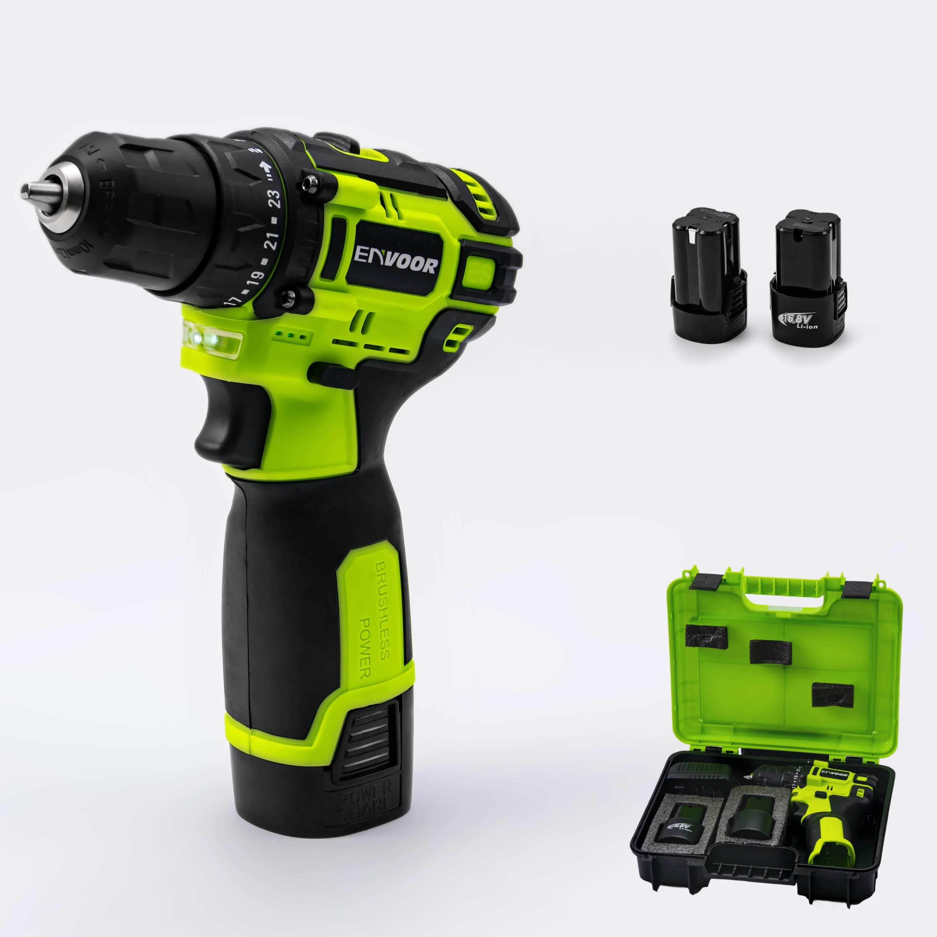 16.8V LIthium Battery Brushless Motor Power Cordless Drill