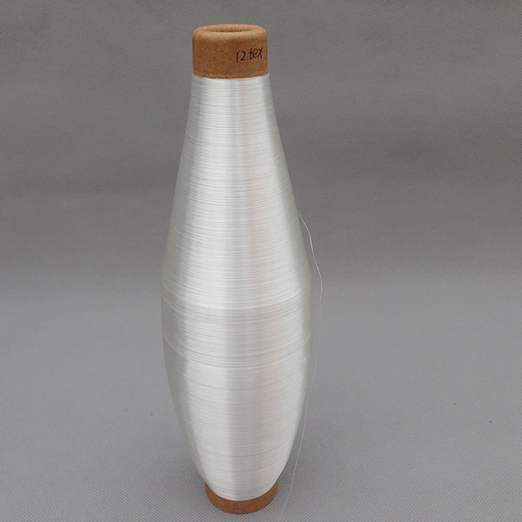 China Factory Supply Twisted Fiberglass 100% spun polyester yarn manufacturer in china