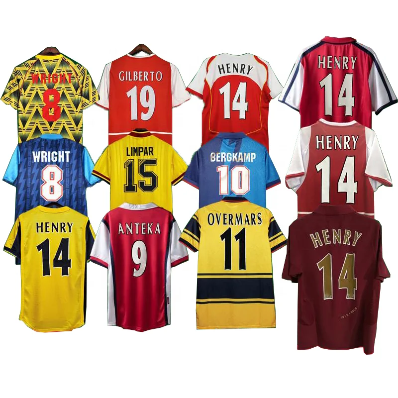 Wholesale best quality multiple national teams classic collar retro soccer kit