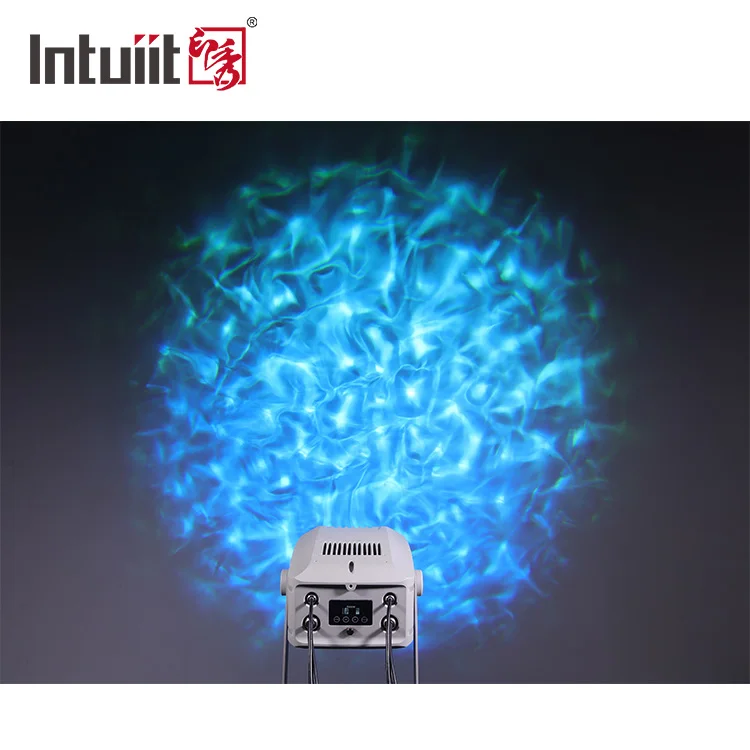 Guangzhou 7 colors colorful wave shining LED water ripple wave stage light water wave projector light