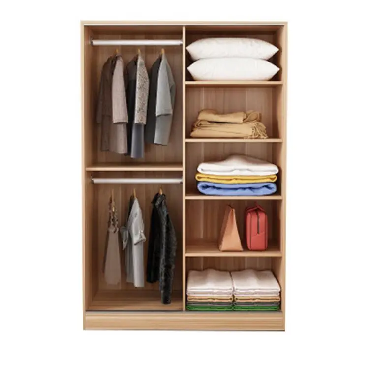 YQ JENMW 2024 Modern Cheap Wooden China Bedroom Furniture Design Wardrobe