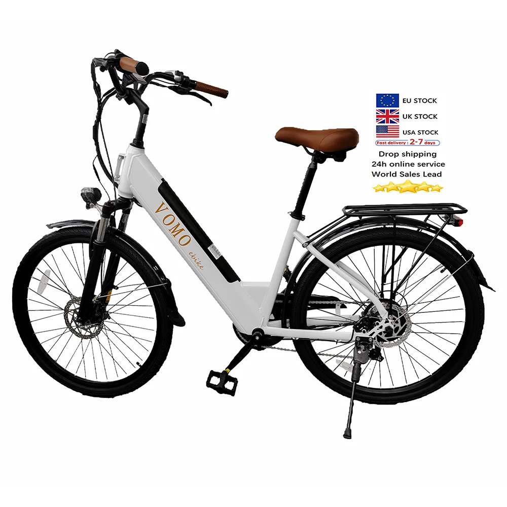 CS20 VOMO Skinny spining bike EU warehouse Factory Direct Price Step Through skinny Tire Ebike 250w Motor Ebike