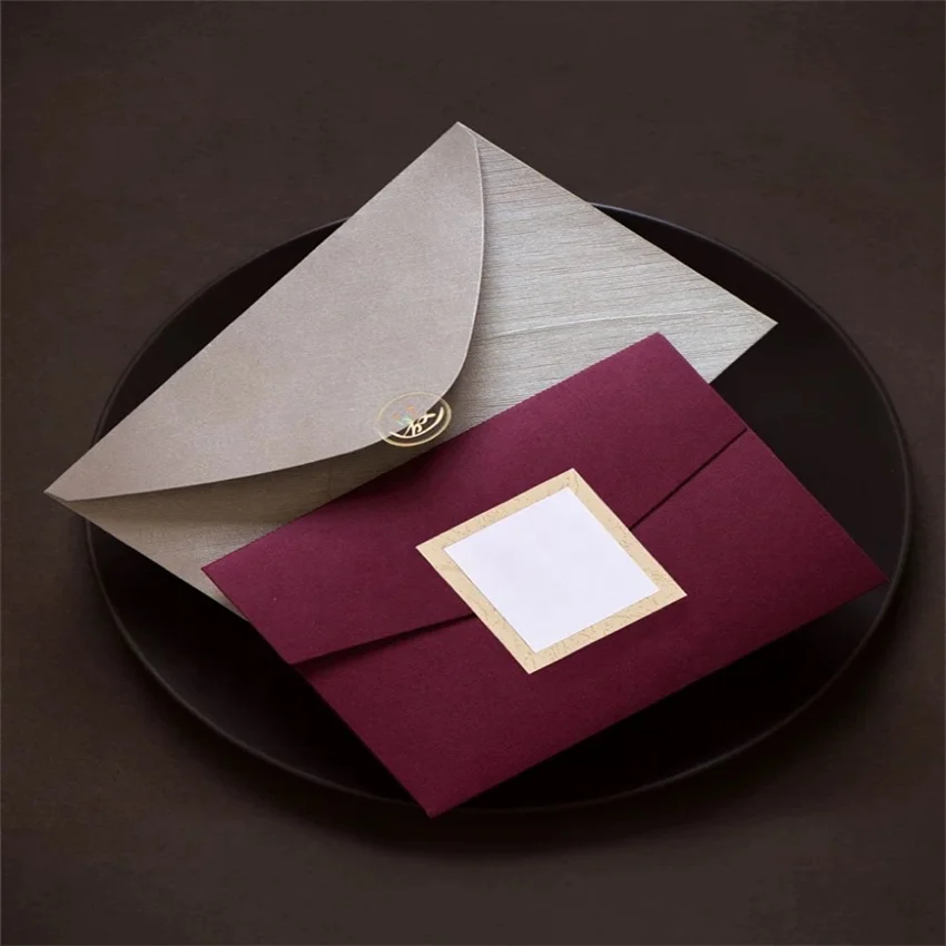 Индивидуальная визитная карточка с тремя складками персонализированная открытка на день рождения поздравительная и печать писем