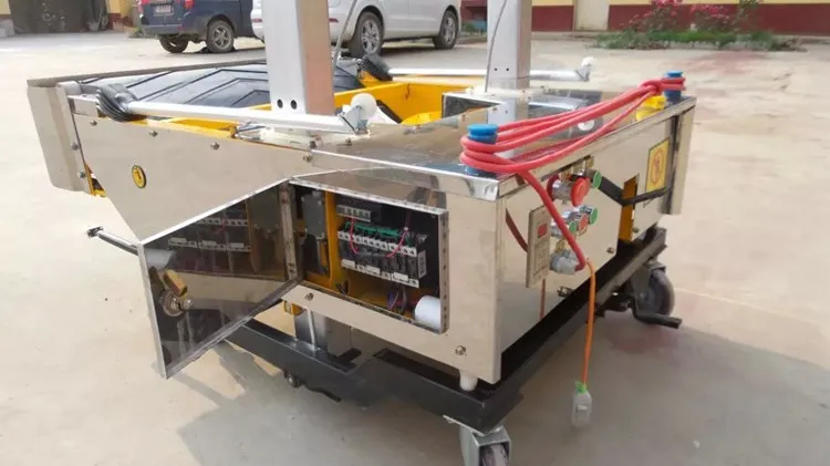 Building tools automatic plastering machine wall cement rendering machine