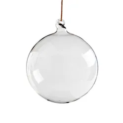 Custom Painted 8CM Christmas Glass Balls with Logo Pattern Christmas Tree Decoration Festival Ornaments