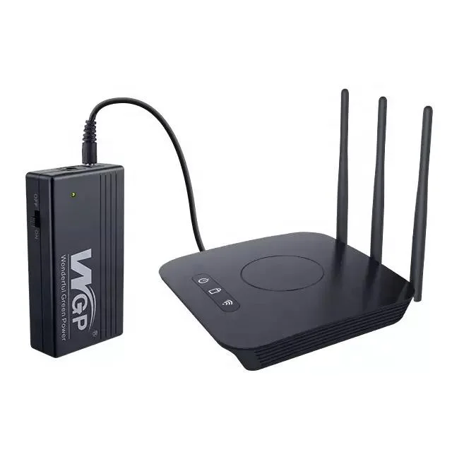 WGP MINI UPS Router wifi ODM OEM Portable Backup Battery USB Power Bank DC 12V wi-fi mini UPS for Wifi Router Modem CCTV Camera