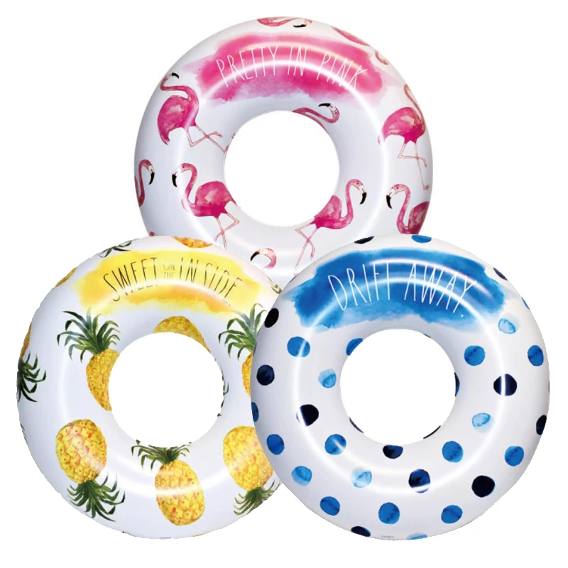 High appearance level Splash Ink series inflatable swimming ring Adult children summer pool beach party custom swimming ring