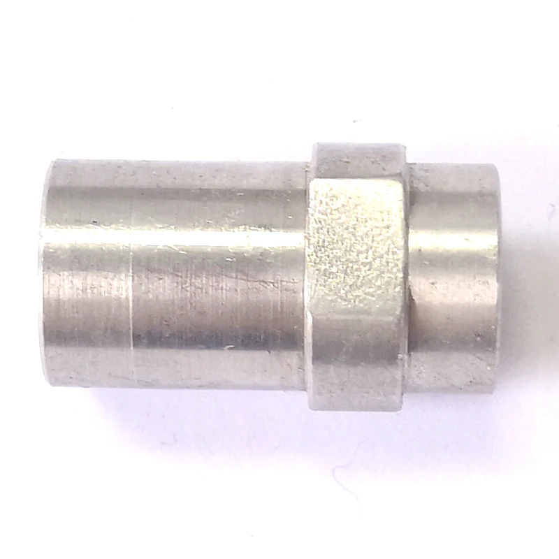 
Customized cnc turning SS small metal sleeve square hole bushing 